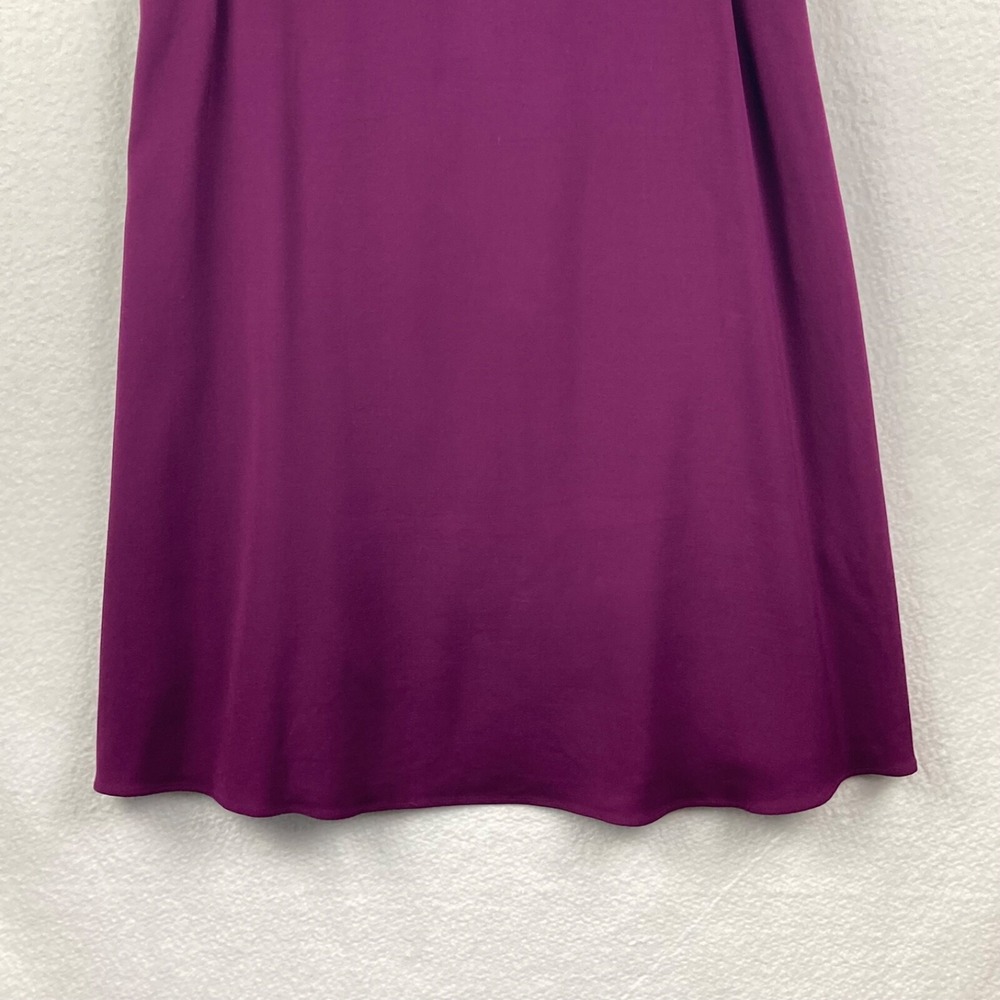 Alice + Olivia Open Back Flare Purple Casual Party Dress Size Medium - Picture 3 of 12